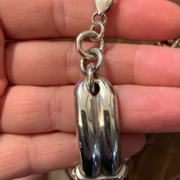 BRIGHTON Cable Chunky Heavy Silver Bracelet - Picture 8 of 8